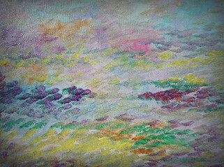 hand painted original impressionism colorful abstract oil painting background