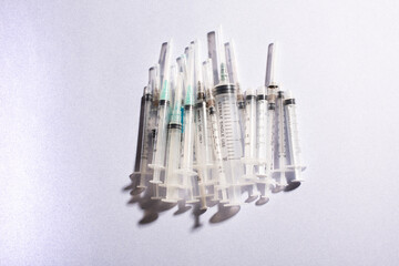 group of syringes