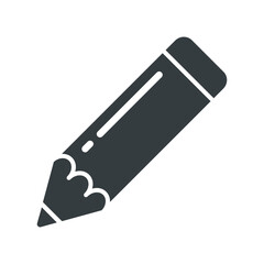 Pencil icon vector on trendy design