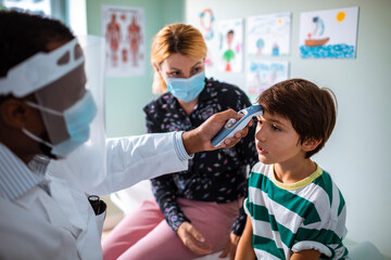 Pediatric Checkup: Taking a Child's Temperature with a Digital Thermometer