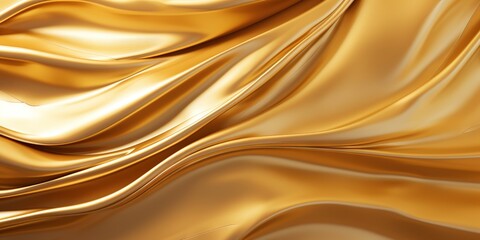Fototapeta premium Abstract gold metallic, foil with geometry, lines material background, seamless wallpaper texture. Great as banner, luxury product cover, happy new year postcard.