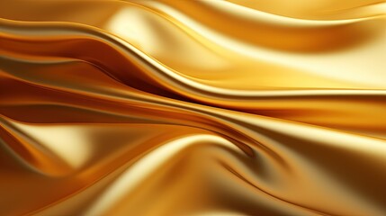 Fototapeta premium Abstract gold metallic, foil, fabric with geometry, lines material background, seamless wallpaper texture. Great as banner, luxury product cover, happy new year postcard.