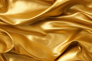 Obraz premium Abstract gold metallic, foil, fabric with geometry, lines material background, seamless wallpaper texture. Great as banner, luxury product cover, happy new year postcard.