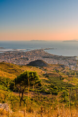 Panorama of Trapani from Erice