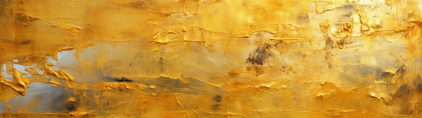 Naklejka premium Abstract Earth-Toned Painting with Gold and Brown Shades