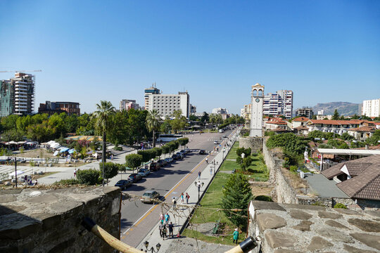 View of Elbasan, Albania