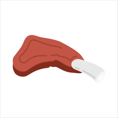 steak icon vector design template
