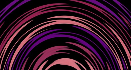 Abstract background with colorful half circle pattern and with some copy space area on black color.