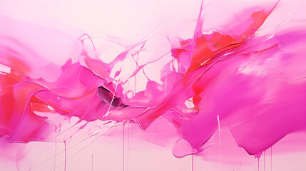 fuchsia color abstract painting