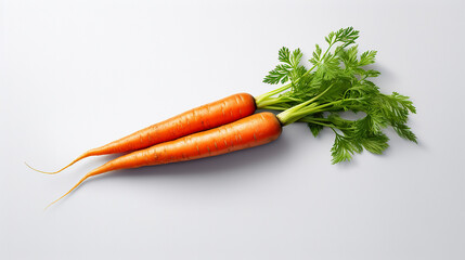 Fresh carrot isolated