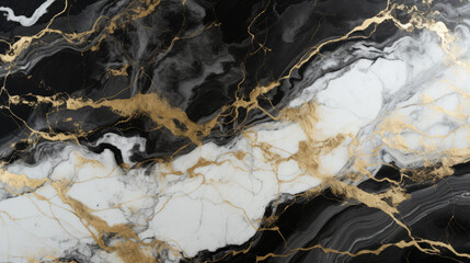 Black gold  white marble texture background design