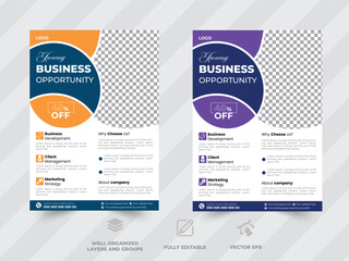 Business flyer concept for design Vertical business flyer template Modern digital marketing agency flyer template Business flyer template Business flyer concept for design