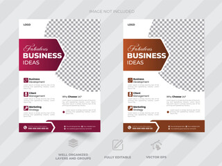 Business flyer concept for design Vertical business flyer template Modern digital marketing agency flyer template Business flyer template Business flyer concept for design