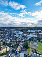Fototapeta premium High Angle View of Luton City of England