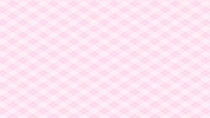 Diagonal print pink plaid background