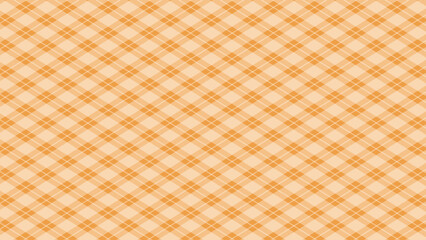 Diagonal print orange plaid background