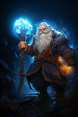 Obraz premium Dwarf mage 
