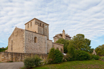 Fototapeta na wymiar Church of Bazoges-en-Pareds