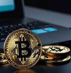 gold medal on the background