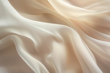 A detailed close up photo showcasing the texture and pattern of a white fabric. Ideal for backgrounds, fashion design, or textile projects - obrazy, fototapety, plakaty