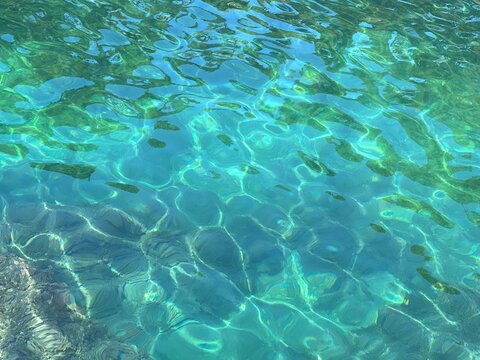 Clear water aqua ocean sea blue turquoise.