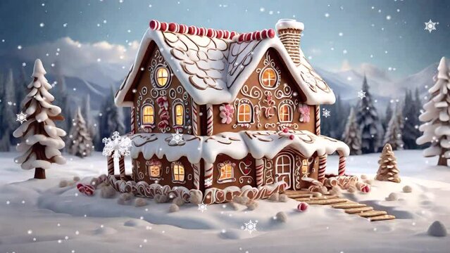 christmas gingerbread house