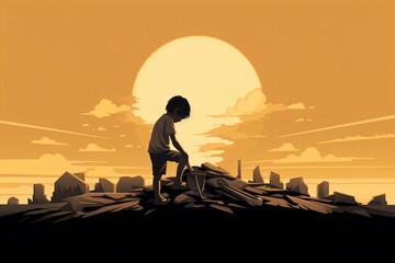 Poster design for awareness of child labour