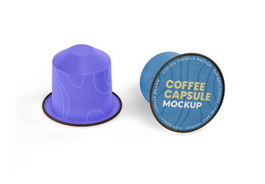 Capsule Coffee Mockup