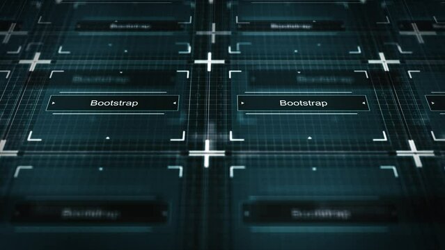 Computer Network of Software Program Running - Bootstrap