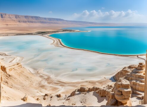 View on Dead Sea in Israel