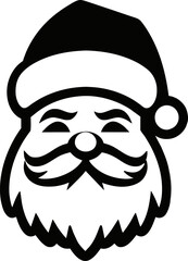 Christmas Silhouette Santa Claus with Sleigh Clip Art Silhouette christmas, Reindeer silhouette, Santa and reindeer, generative ai