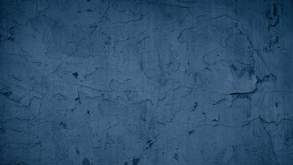 Abstract texture dark navy blue old wall background as template, page or web banner