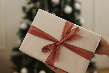 gift box with ribbon