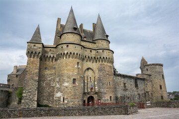 Fototapeta na wymiar Castle of Vitré - France