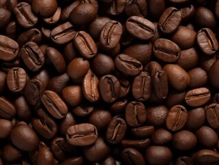 Unveiling the Artistic Journey of Coffee Beans: A Mesmerizing Close-Up View Generative AI
