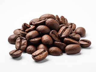 Obraz premium Discover the Magic of Quality Coffee Beans: Artful Close-up in High Resolution Generative AI