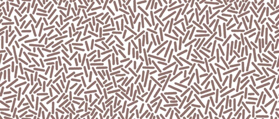 Fototapeta premium Seamless abstract textured pattern. Simple background brown and white texture. Digital brush strokes background. Design for textile fabrics, wrapping paper, background, wallpaper, cover.
