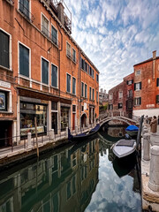 View of canal in Venice  - obrazy, fototapety, plakaty