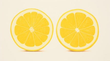  a cut in half lemon sitting on top of a white counter top next to another cut in half lemon on top of a white counter top.