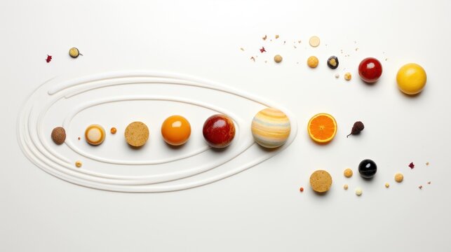  a picture of a solar system with all the planets in it's orbit, including the sun, saturn, pluto, pluto, pluto, and earth.