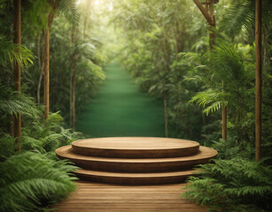 natural products podium 