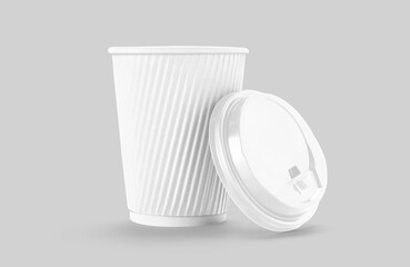 white plastic cup