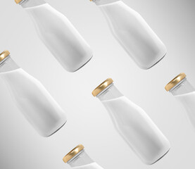 illustration of a set of bottles