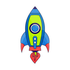 rocket cartoon