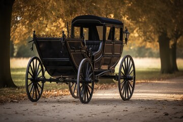 Horse-drawn carriage funeral
