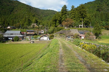 かやぶきの里（京都府南丹市美山町　北集落、京都丹波高原国定公園）