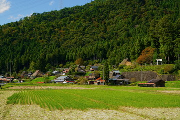 かやぶきの里（京都府南丹市美山町　北集落、京都丹波高原国定公園）