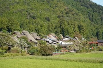 かやぶきの里（京都府南丹市美山町　北集落、京都丹波高原国定公園）