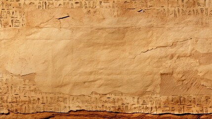 Old dirty papyrus, ancient Egyptian writing material