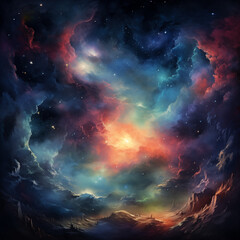 Cosmic Elegance Captivating Nebula for Astronomical Inspiration